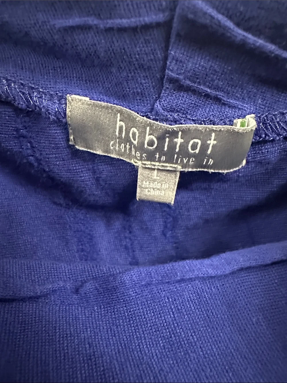 Habitat Sleeveless Pleated Cowl Neck Tank in Royal Blue